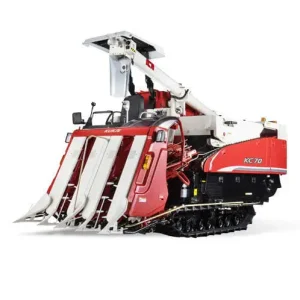 Drum threshing grain harvester KC70