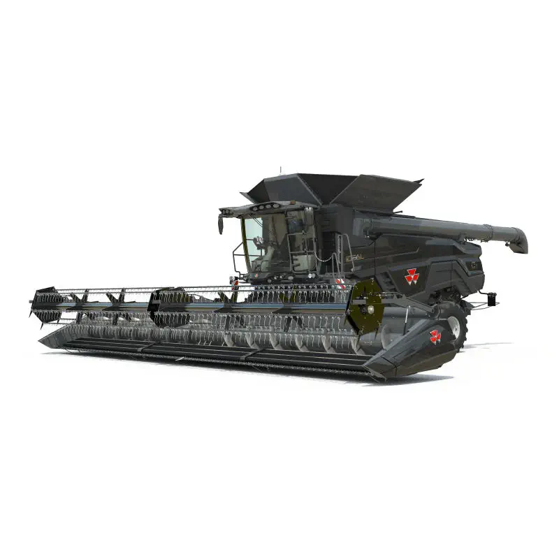 Non conventional combine harvester MF IDEAL