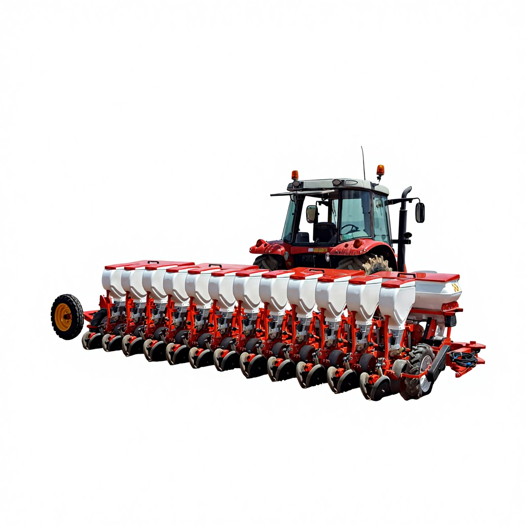 6/8/12 Rows Pneumatic Precision Planters Corn Soybean Peanut Seeder Machine with Gearbox High Safety